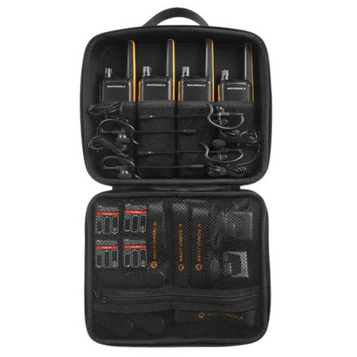 Motorola TALKABOUT T82 Extreme Quad Pack Negro/Amarillo Motorola TALKABOUT T82 Extreme Quad Pack Negro/Amarillo